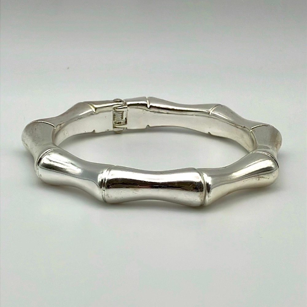 Banana Republic Silver Bamboo Style Bracelet